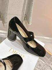 Fortok Dior Miss Dior Ballet Pumps Black Patent Leather - 2