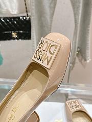 Fortok Dior Miss Dior Pump Beige Patent Leather  - 3
