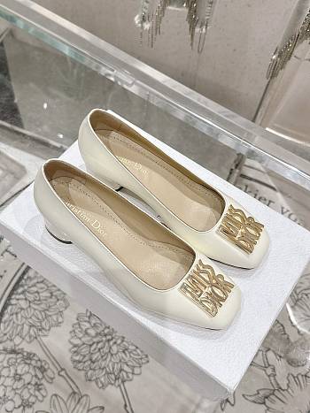 Fortok Dior Miss Dior Pump White Patent Leather