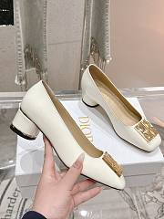 Fortok Dior Miss Dior Pump White Patent Leather - 6