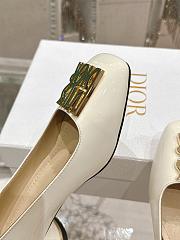 Fortok Dior Miss Dior Pump White Patent Leather - 5