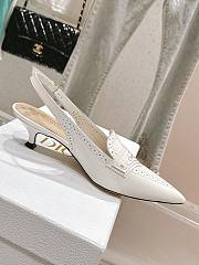 Fortok Dior Escarpin Slingback White - 3