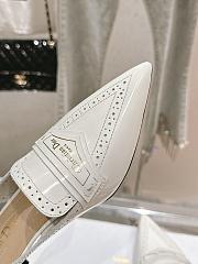 Fortok Dior Escarpin Slingback White - 5