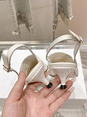 Fortok Dior Escarpin Slingback White - 6