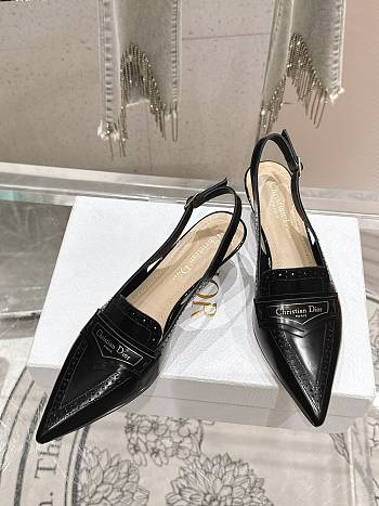 Fortor Dior Escarpin Slingback Black