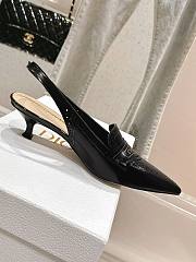 Fortor Dior Escarpin Slingback Black - 6