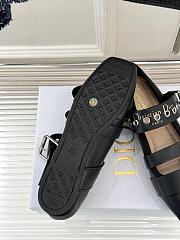 Fortok Dior Punk Ballerina Black Cotton And Black Calfskin - 5