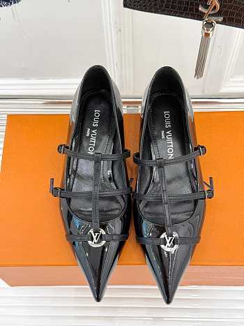 Fortok Louis Vuitton Donkey 25S Mary Jane Shoes Black