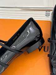 Fortok Louis Vuitton Donkey 25S Mary Jane Shoes Black - 6