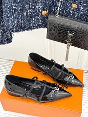 Fortok Louis Vuitton Donkey 25S Mary Jane Shoes Black - 2