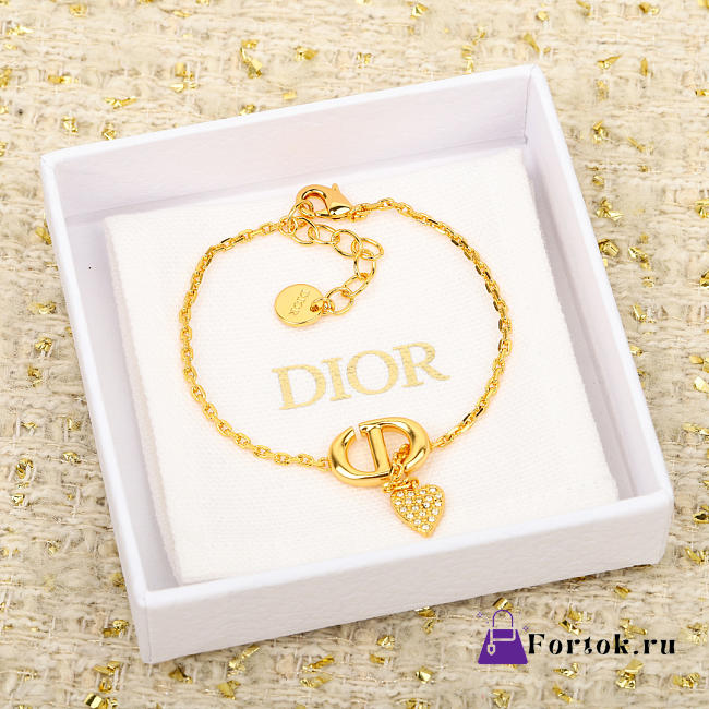 Fortok Dior Diamond Heart Bracelet - 1