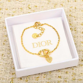 Fortok Dior Diamond Heart Bracelet