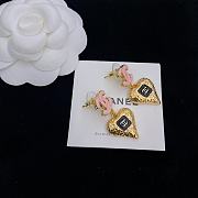 Fortok Chanel C Retro Small Heart Earrings - 2