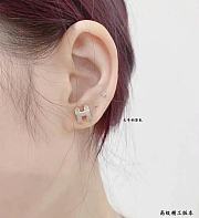 Fortok Hermes Grey Linlang Earrings in Gold / Rose Gold / Silver - 6