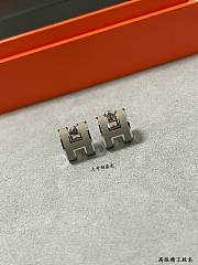 Fortok Hermes Grey Linlang Earrings in Gold / Rose Gold / Silver - 5