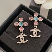 Fortok Chanel Fragrant Cross Earrings - 2