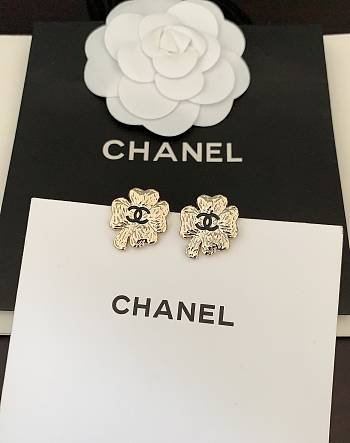 Fortok Chanel Four-leaf Clover Earrings