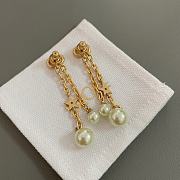Fortok Dior Tassel Chain Earrings - 3
