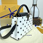 Fortok Louis Vuitton Bolso Capucines BB Bag Black & White M20374 27x18x9cm - 5
