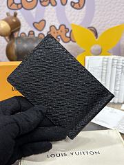 Fortok Louis Vuitton Pince Wallet Black 12x8cm - 4