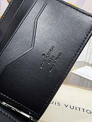 Fortok Louis Vuitton Pince Wallet Black N62978 12x8cm  - 4