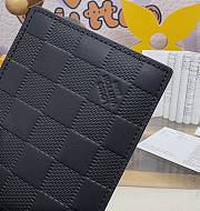 Fortok Louis Vuitton Pince Wallet Black N62978 12x8cm  - 3