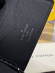 Fortok Louis Vuitton Pince Wallet Black M66543 12x8cm  - 2