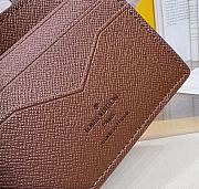 Fortok Louis Vuitton Pince Wallet Brown M66543 12x8cm  - 6