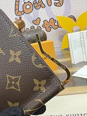 Fortok Louis Vuitton Pince Wallet Brown M66543 12x8cm  - 4