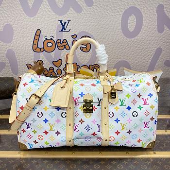 Fortok Louis Vuitton x TM Keepall Bandoulière Bag M13742 45x20x27cm
