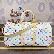 Fortok Louis Vuitton x TM Keepall Bandoulière Bag M13742 45x20x27cm - 5