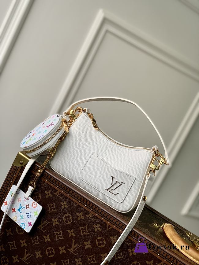 Fortok Louis Vuitton x TM Marellini Bag White M13100 19x6.5x13.5cm - 1