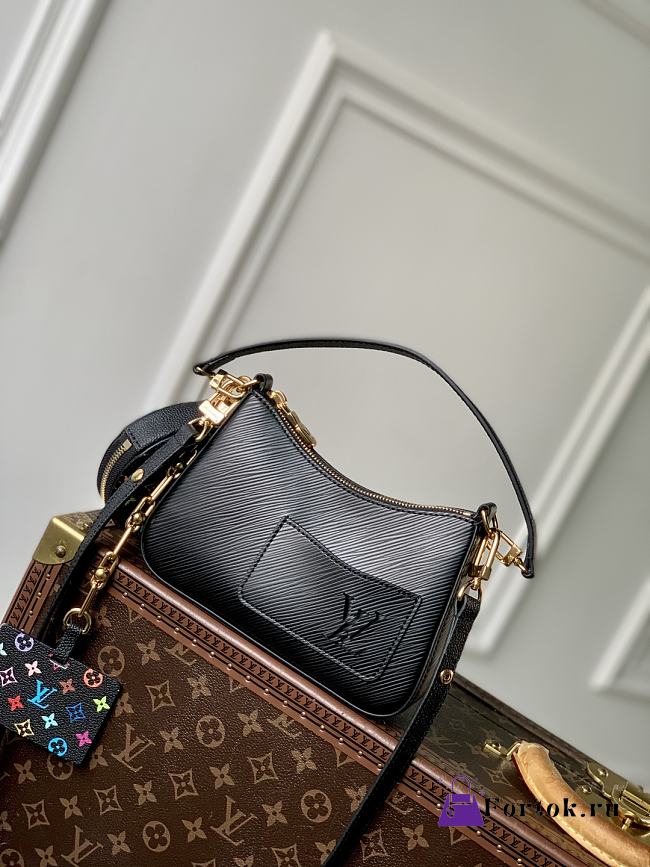 Fortok Louis Vuitton x TM Marellini Bag Black M13099 19x6.5x13.5cm - 1