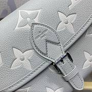 Fortok Louis Vuitton Diane Handbag Grey M14214 23x16x8.5cm - 3