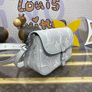Fortok Louis Vuitton Diane Handbag Grey M14214 23x16x8.5cm - 2