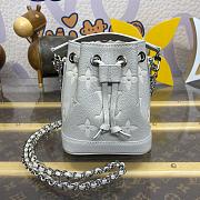 Fortok Louis Vuitton Nano Noé Handbag Grey M14224 13x16x10cm - 1