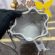 Fortok Louis Vuitton Nano Noé Handbag Grey M14224 13x16x10cm - 5
