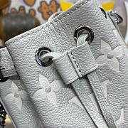 Fortok Louis Vuitton Nano Noé Handbag Grey M14224 13x16x10cm - 3