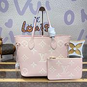 Fortok Louis Vuitton Neverfull Bag Pink M14210 31x28x14cm - 1