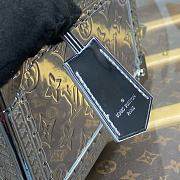 Fortok Louis Vuitton Silver Embossed Box Bag M45673 22.5x14.5x11.5cm - 2