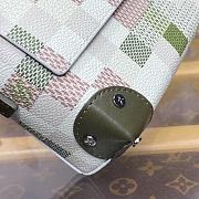 Fortok Louis Vuitton Steamer Bag White Camouflage N00108 18x6.5x11cm - 5