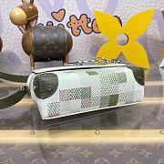 Fortok Louis Vuitton Steamer Bag White Camouflage N00108 18x6.5x11cm - 3