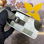 Fortok Louis Vuitton Steamer Bag White Camouflage N00108 18x6.5x11cm - 2