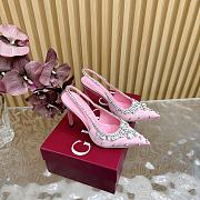 Fortok Gucci Pump With Crystals Light Pink Satin - 1