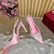 Fortok Gucci Pump With Crystals Light Pink Satin - 3