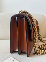 Fortok Valentino Garavani Vain Calfskin Handbag Brown 24x16x8cm - 6