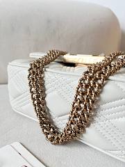 Fortok Valentino Garavani Bag In White Quilted Lambskin 23x17x8cm - 3