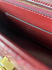 Fortok Valentino Garavani Bag In Burgundy Quilted Lambskin 23x17x8cm - 4