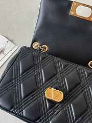 Fortok Valentino Garavan Bag In Black Quilted Lambskin 23x17x8cm - 2