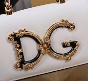 Fortok Dolce & Gabbana Mini White Leather Handbag 18x10x5cm - 2